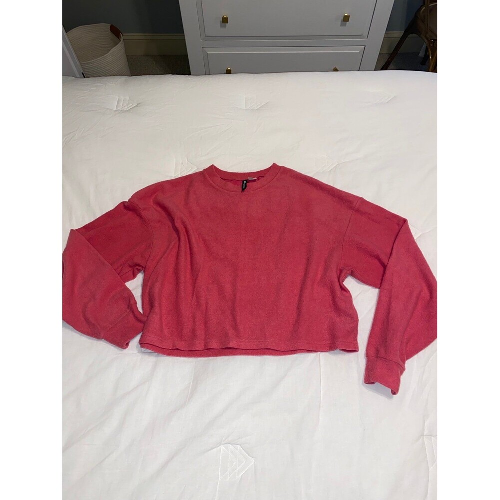 H&M Cropped pink Medium sweater
